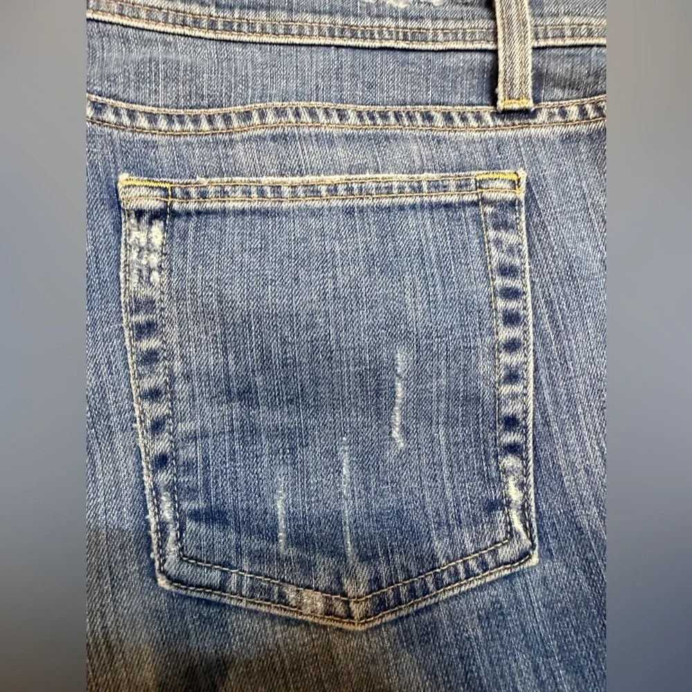 J.Crew Stretch Jeans Size 14 Regular Medium Wash Straight Leg USA